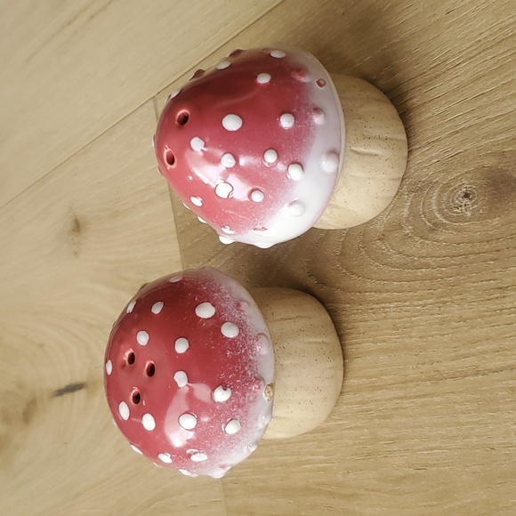 Mushroom Salt & Pepper Shaker Set - Picture 1 of 5